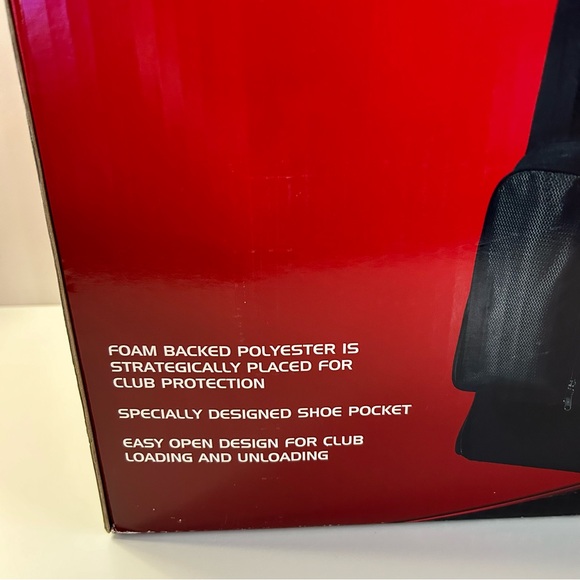 Top Flite Golf Club Travel Bag Cover with Wheels and Shoe Pocket - Picture 3 of 3